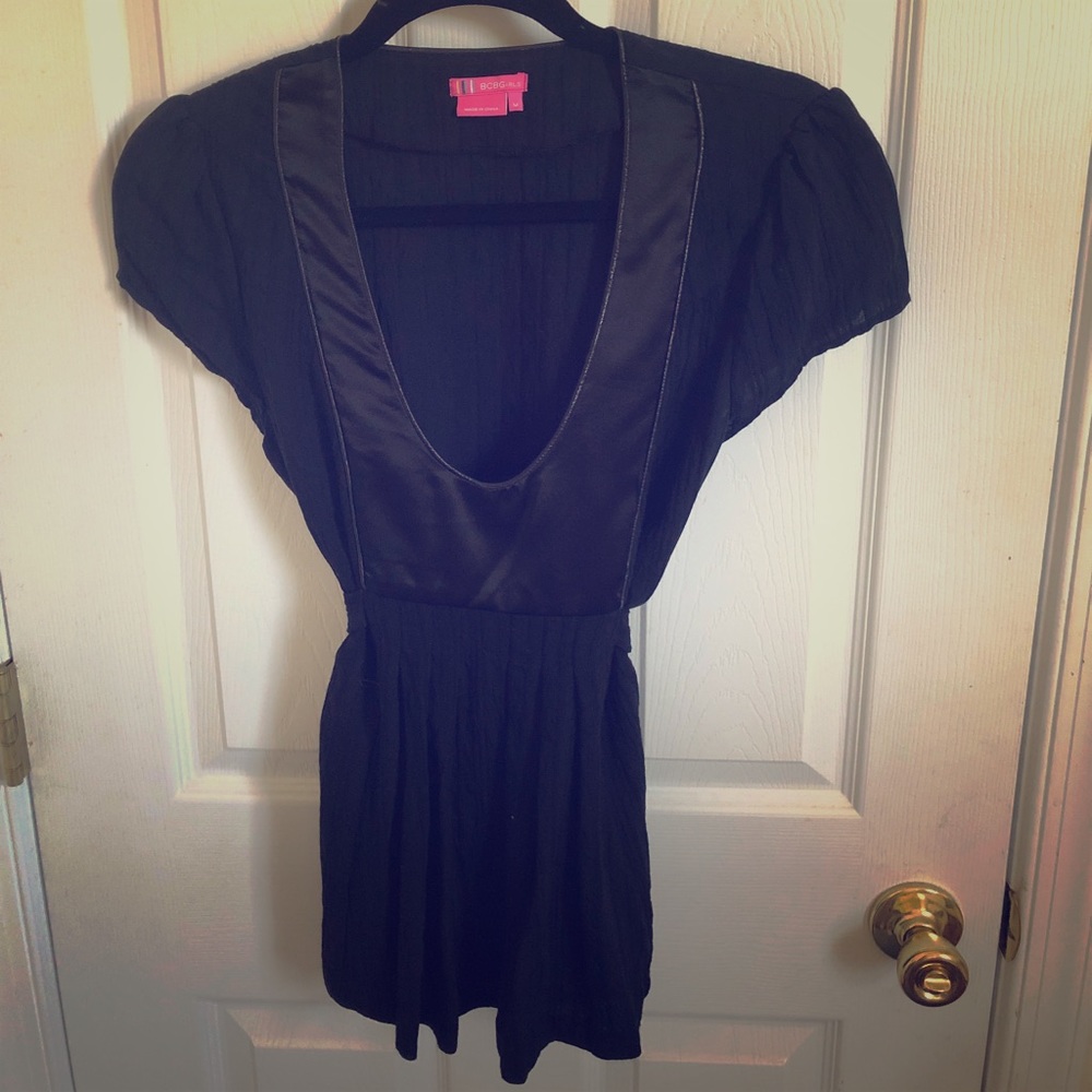 Black Blouse with a back tie